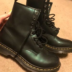 Iridescent Green Dr. Martens 1460 UK8/US10W